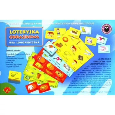 Loteryjka Obrazkowa - logopedyczna