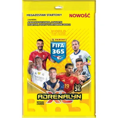 Album kolekcjonera Fifa 365 Adrenalyn XL 2026 Panini