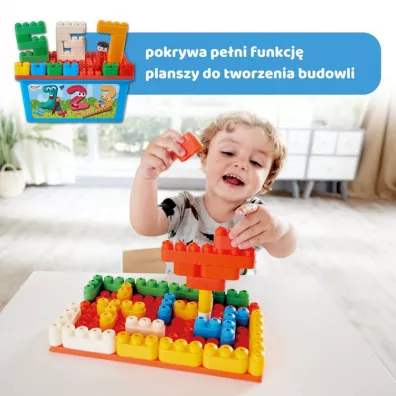 Klocki konstrukcyjne w aucie, Licz i baw si – Laweta, 114 el., 18 m+