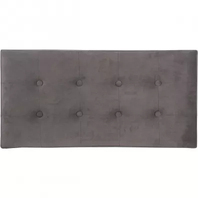 Atmosphera Pufa pikowana Adaline Grey 76x38 cm