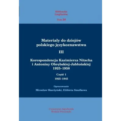 Materia�y do dziej�w pol. j�zykoznawstwa 3 T.1-2