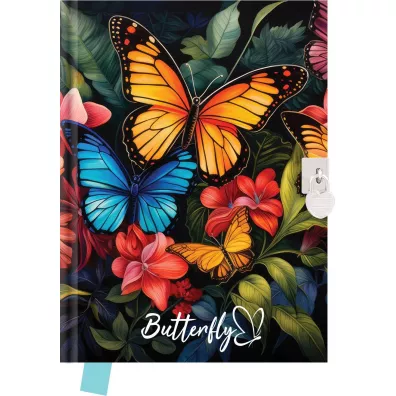 Yr Creativ Company Pamitnik z kdk Butterfly 14x18cm 80 kartek
