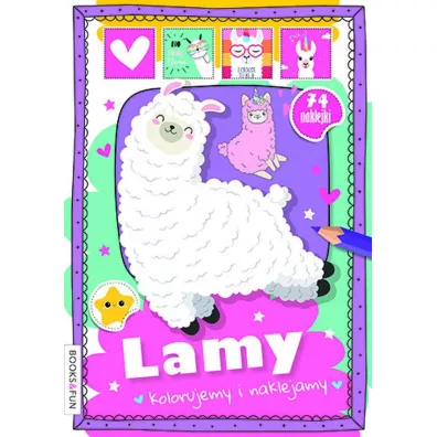 Lamy. Kolorujemy i naklejamy