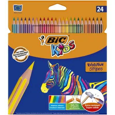 Bic Kredki Eco Evolution Stripes 24 szt.