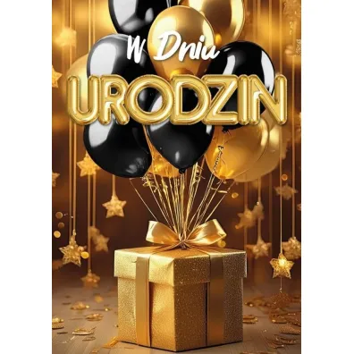 Armin Style KARNET URODZINY 3D B6 Z KOP AS FL-08 FOL