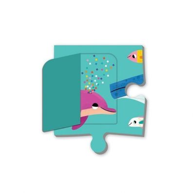 Puzzle z okienkami Przyjcie w oceanie 2+ Mudpuppy