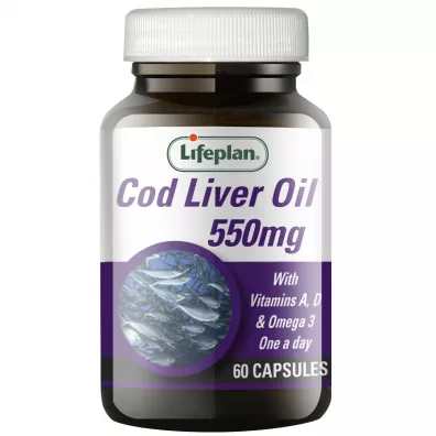 Lifeplan-Prod.ltd Zioo-Piast Tran Cod Liver Oil - suplement diety 60 kaps.