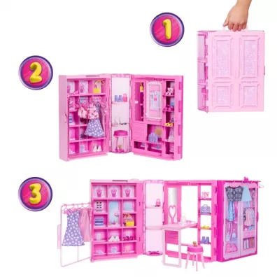 Barbie. Zestaw Szafa Marze� 3.0 Mattel