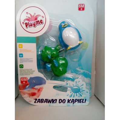 Zabawki do kpieli dla maluchw 6M+ Pingwin i Konik morski
