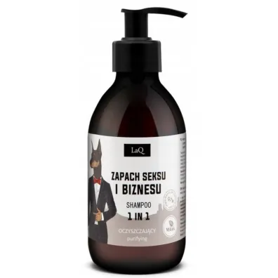 LaQ Szampon dla m�czyzn energetyzuj�cy 1w1 Doberman 300 ml