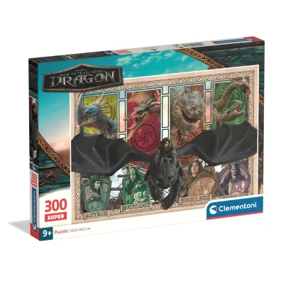 Puzzle Super 300 el. How To Train Your Dragon Clementoni