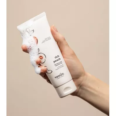 Resibo Rich Peach naturalny el do mycia twarzy z ekstraktem z brzoskwini 125 ml