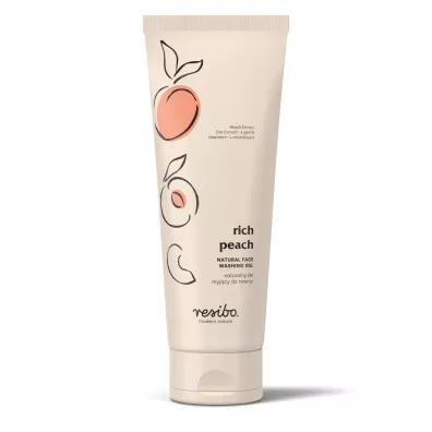 Resibo Rich Peach naturalny el do mycia twarzy z ekstraktem z brzoskwini 125 ml