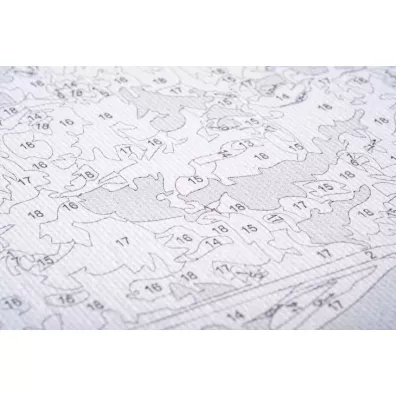 Twoje Hobby Malowanie po numerach okr�g�e - Nocny widok 40cm