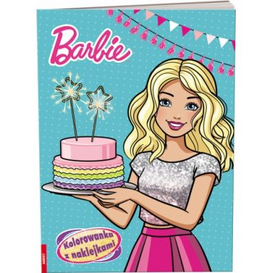 Barbie. Kolorowanka z naklejkami