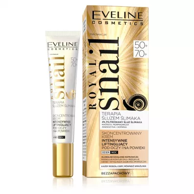 Eveline Cosmetics Royal Snail 50+/70+ skoncentrowany krem intensywnie liftinguj�cy pod oczy i na powieki 20 ml