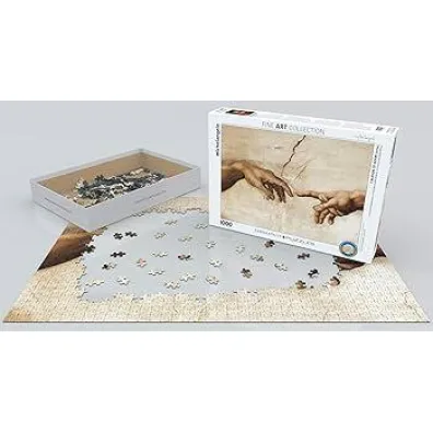 Puzzle 1000 el. Stworzenie Adama, Micha� Anio� Eurographics