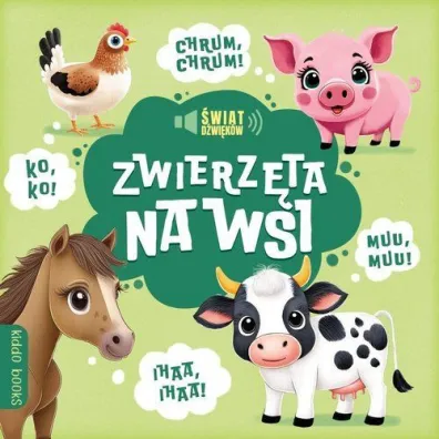 Ksi��eczka kartonowa. Zwierz�ta na wsi