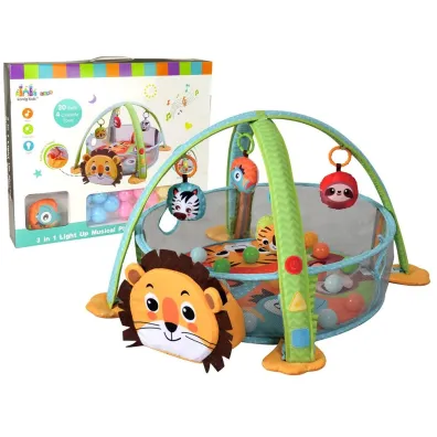 LeanToys Mata edukacyjna Lew
