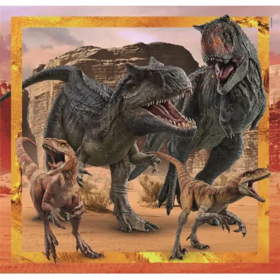 Puzzle 3x48 el. SuperColor. Jurassic World Clementoni