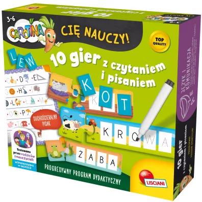 Carotina ci nauczy! 10 gier z czytaniem i pisaniem