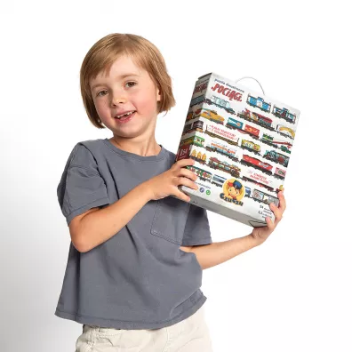 Puzzle dwustronne 54 el. Pocigi Bright Junior Media