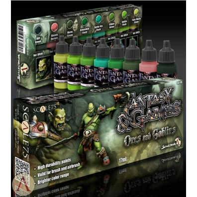 Scale 75 Fantasy & Games - Paint Set - Orcs and Goblins