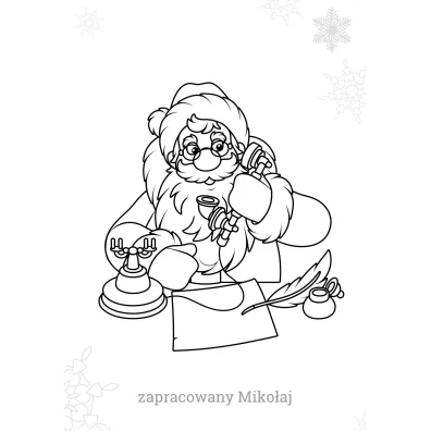 Malowanka A5 Maluszkowe malowanie. Miko�aj SKRZAT 076455