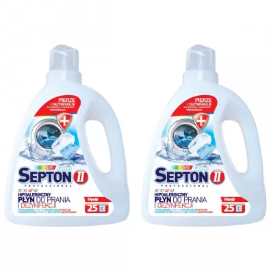 Septon Wirusobjczy pyn do prania II Zestaw 2 x 1.5 l