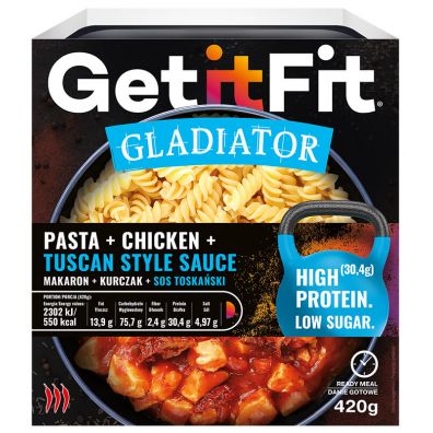 Get It Fit Gladiator Makaron + kurczak + sos toskański 420 g
