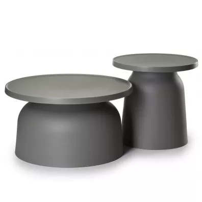 HowHomely Minimalistyczny stolik OTTO2 szary