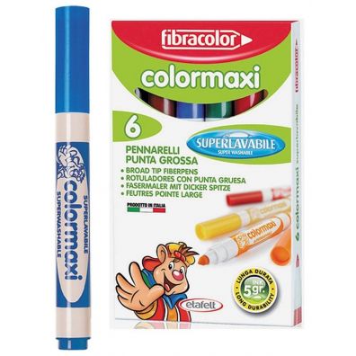 Fibracolor Mazaki Color Maxi 6 kolorw