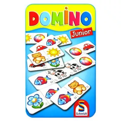 Domino Junior (w metalowej puszce) Schmidt Spiele-Gry