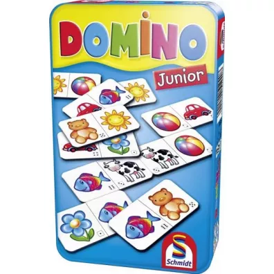 Domino Junior (w metalowej puszce) Schmidt Spiele-Gry