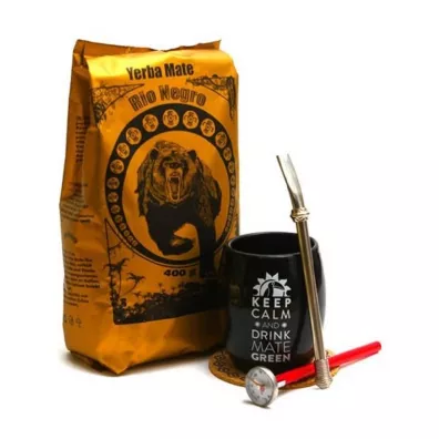 Rio Negro Zestaw Yerba Mate + Tykwa Bombilla 400 g