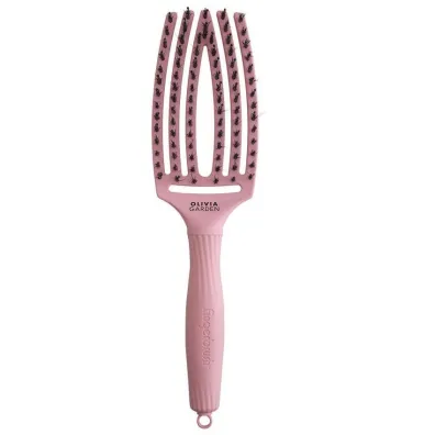 Olivia Garden Finger Brush szczotka do wosw Combo Medium Soft Pink