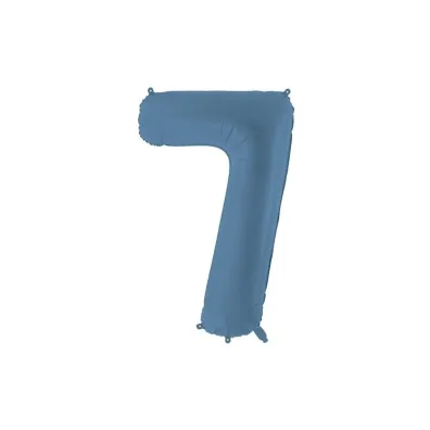 Balon foliowy cyfra 7 86cm granat