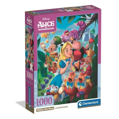 Puzzle 1000 el. Compact Alice In Wonderland Clementoni