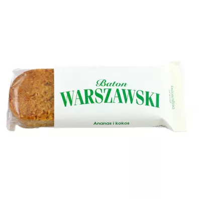 Baton Warszawski Baton ananas i kokos bezglutenowy 50 g