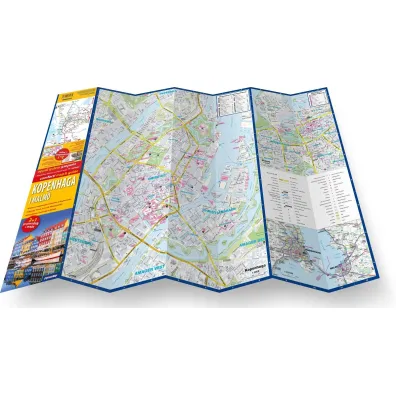 Kopenhaga i Malm� laminowany map&guide 2w1 przewodnik i mapa