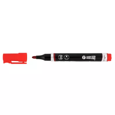 MemoBe Marker permanentny okr�g�a ko�c.kolor czerwony