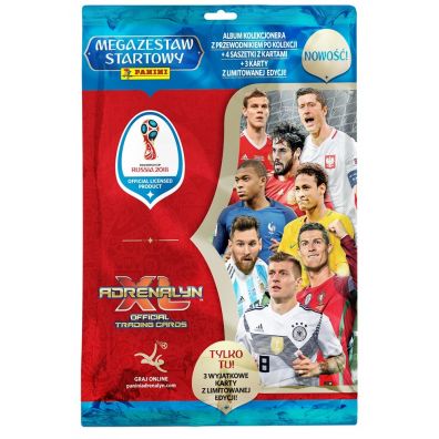 Mega zestaw startowy Adrenalyn XL Fifa World Cup Russia 2018