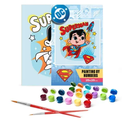 Ideyka Malowanie po numerach - Superman 25x25cm