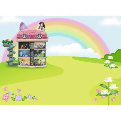 Puzzle magnetyczne. Poznaj �wiat Gabi - Koci Domek Gabi Trefl