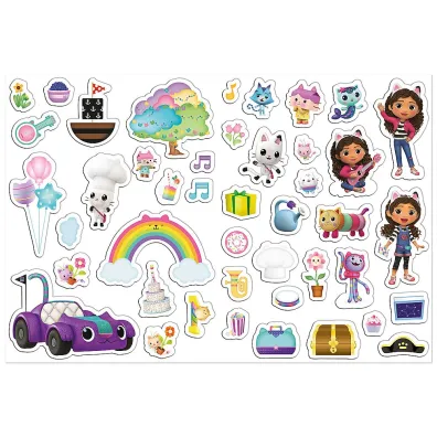 Puzzle magnetyczne. Poznaj �wiat Gabi - Koci Domek Gabi Trefl