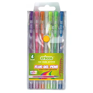 Cricco D�ugopisy �elowe fluorescencyjne 6 szt.