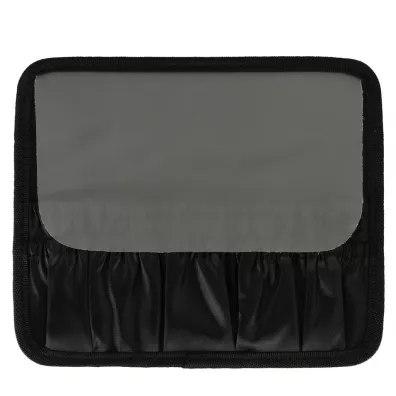 Kosmetyczka organizer na kosmetyki bi�uteri� kuferek z lusterkiem LED czarny