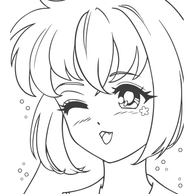 Manga & Chibis. Kolorowanka