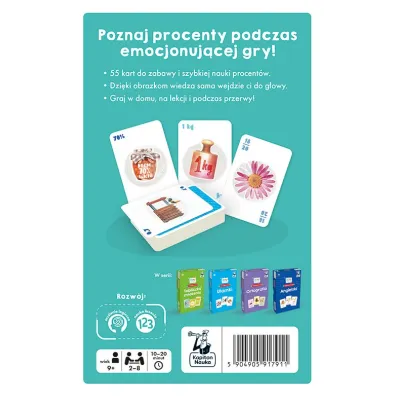 Gra karciana EDUseria Procenty Kapitan Nauka