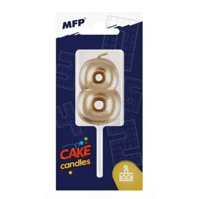 MFP �wieczka z�ota balon cyfra 8